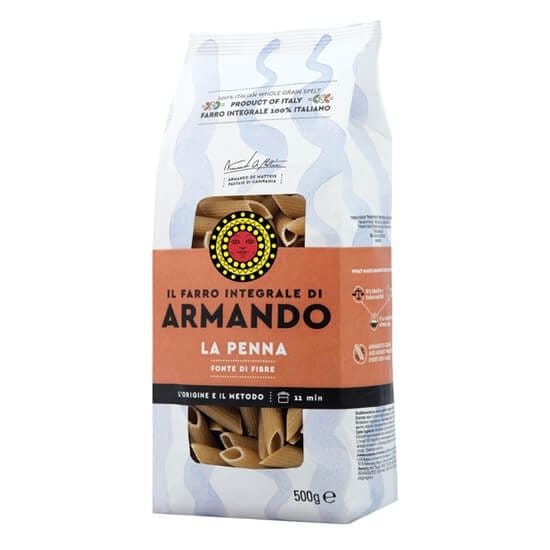 פסטה פנה מקמח כוסמין מלא ARMANDO