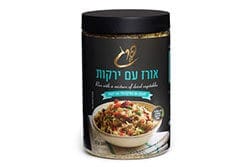 פרג אורז עם ירקות
