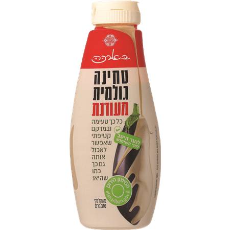 בארכה טחינה גולמית מעודנת בקבוק לחיץ