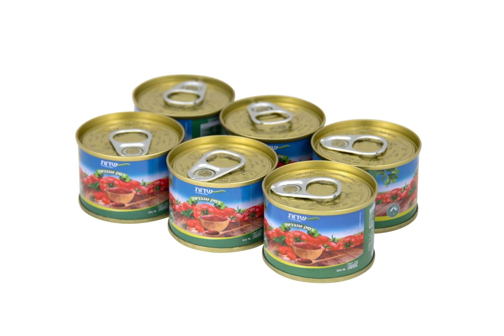 רסק עגבניות ללא סוכר 6 יח' שדות, 420 גרם רסק עגבניות ללא סוכר 6 יח' שדות, 420 גרם