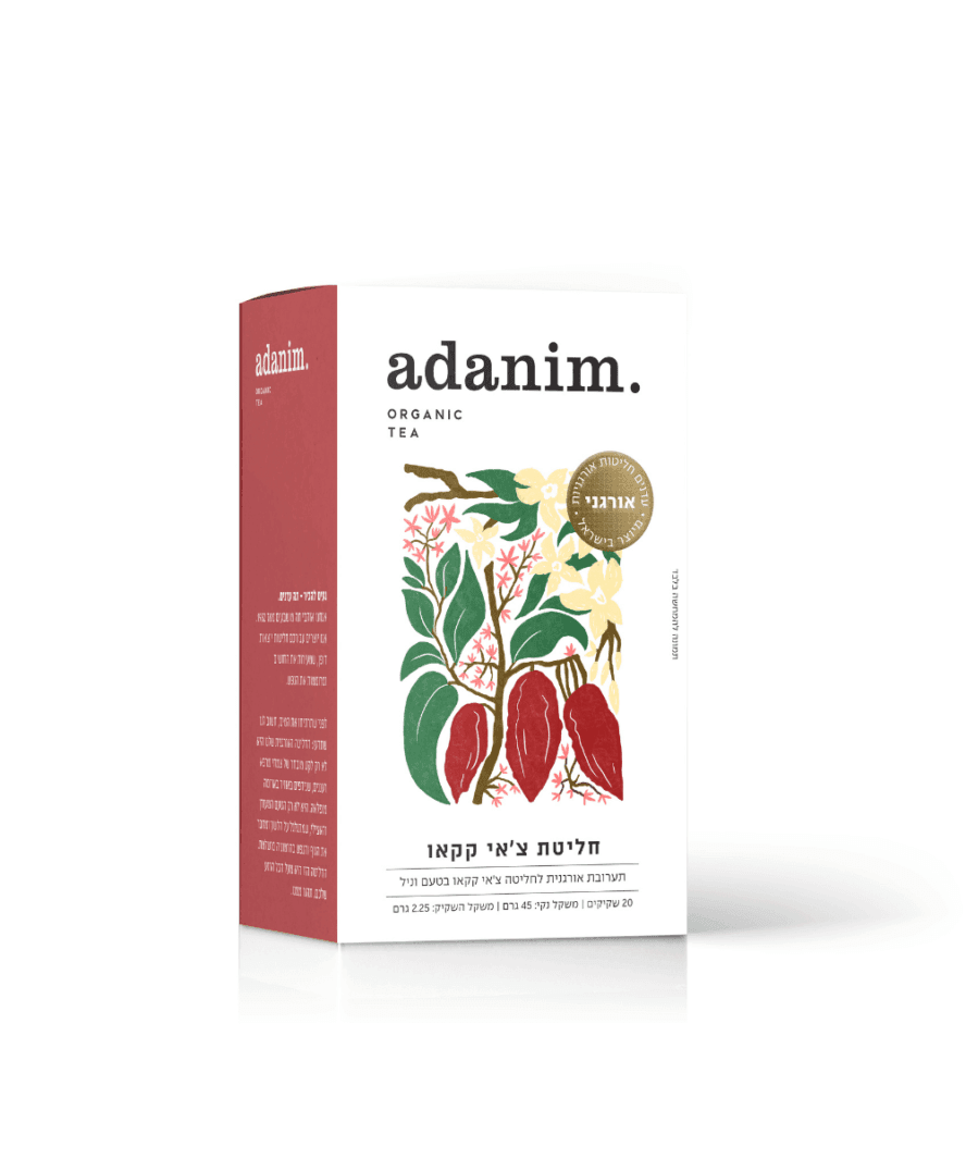 עדנים חליטת צ'אי קקאו אורגנית עדנים חליטת צ'אי קקאו אורגנית